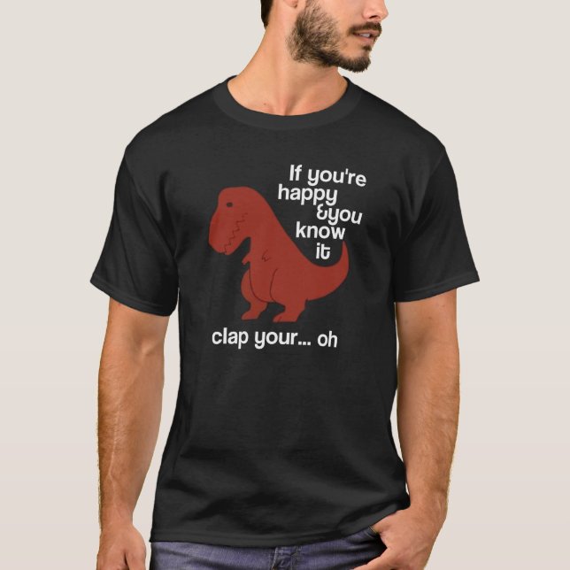 Armer Dinosaurier T-Shirt (Vorderseite)