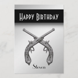 Armes Anniversaire Fête Invitation