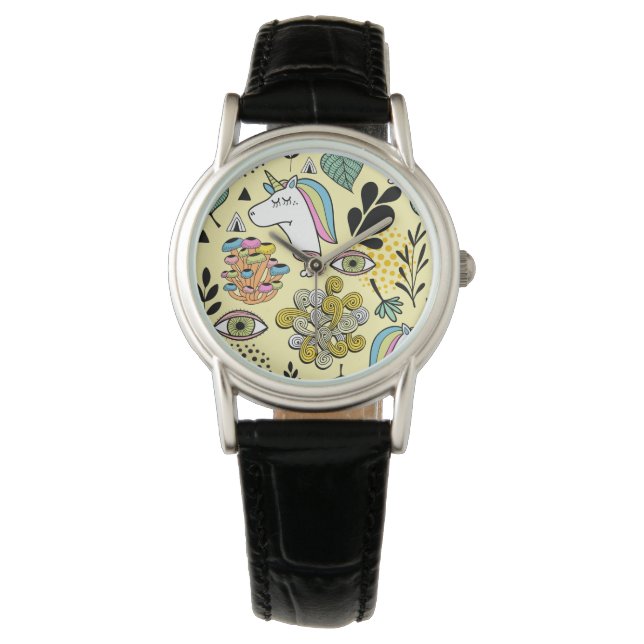 Armes Einhorn Armbanduhr (Vorderseite)