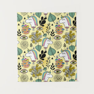 Armes Einhorn Wandteppich