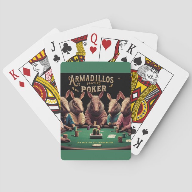 Armidillos Poker Spielkarten (Rückseite)