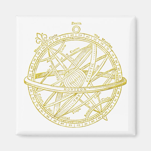 Armillary Sphäre Magnet (Vorne)