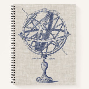 Armillary Sphere Diagramm Notizbuch