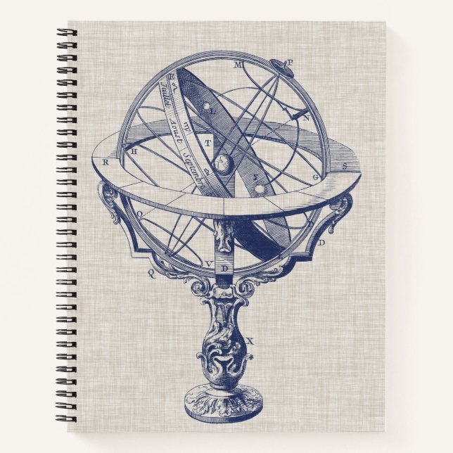 Armillary Sphere Notizbuch (Vorderseite)