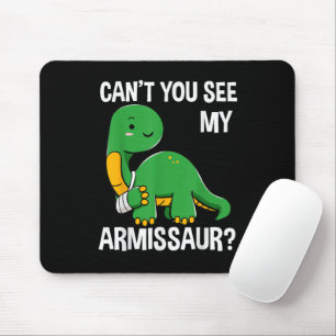 Armisaur Broken Knochen Arm Verletzung Dinosaurier Mousepad
