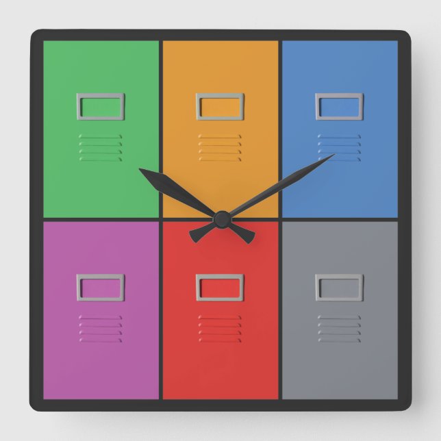 Armoires de fichiers horloge murale personnalisée (Recto)