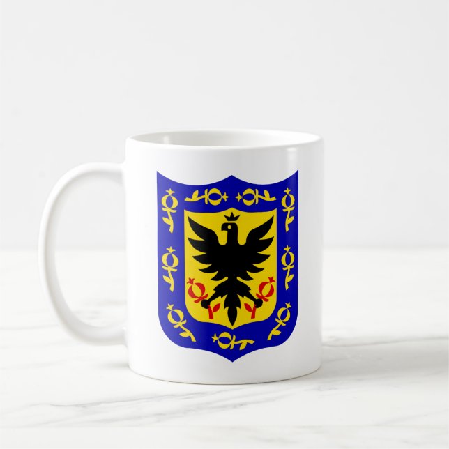 Armoiries de Bogotá, Colombie Mug de café (Gauche)