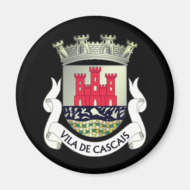 Armoiries de Cascais, Portugal Magnet (Devant)