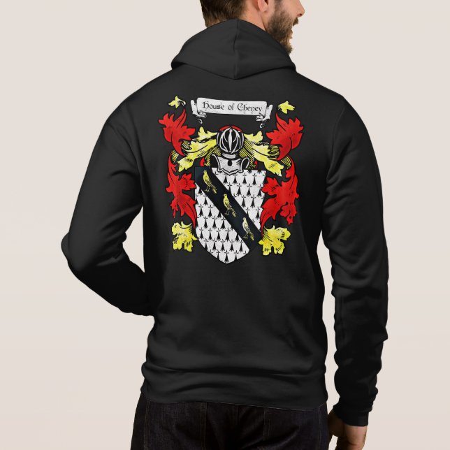 Armoiries de Cheney Sweat - shirt à capuche (Dos)