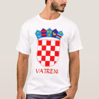 Armoiries de Croatie T-shirt Vatreni