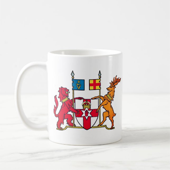 Armoiries de la Mug de café d'Irlande du Nord (Gauche)