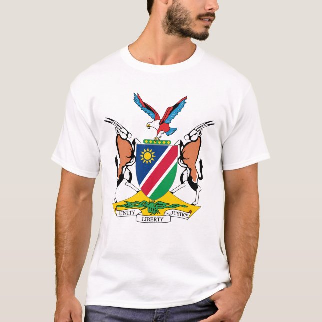 Armoiries de la Namibie T-shirt (Devant)