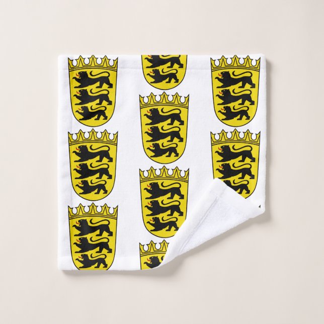 Armoiries de l'Allemagne Baden-Wurttemberg (Gant de toilette)