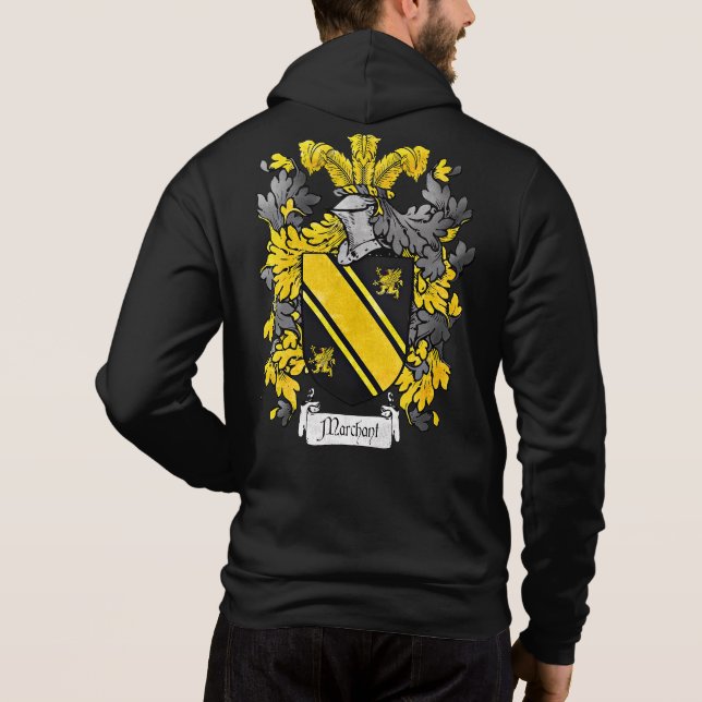 Armoiries de Marchant Sweat - shirt à capuche (Dos)