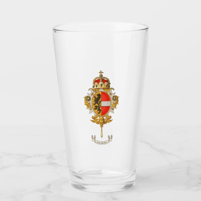 Armoiries de Salzbourg Coupe de Verre (Devant)