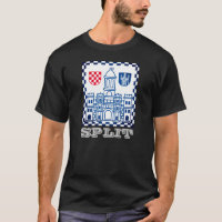 Armoiries de Split, Croatie T-shirt