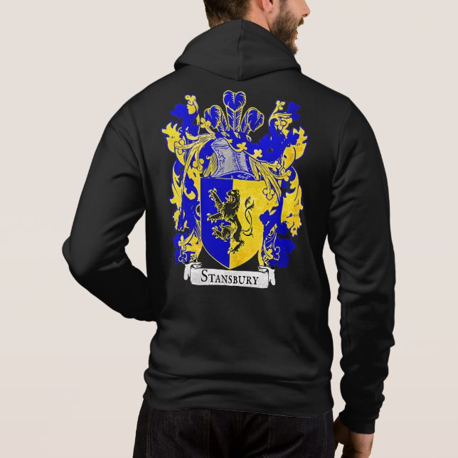 Armoiries de Stansbury Sweat - shirt à capuche mas (Dos)