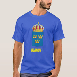 Armoiries de Suède Blågult T-Shirt