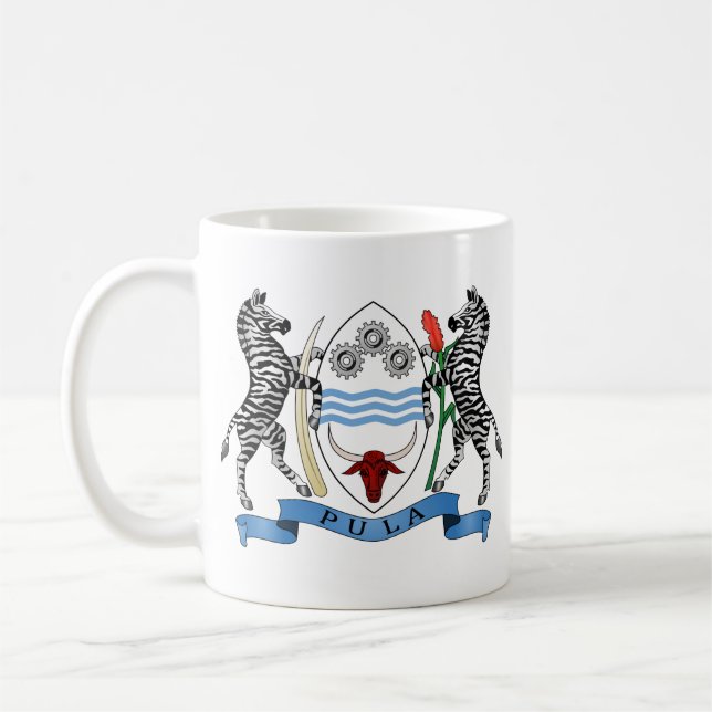 Armoiries du Botswana Mug de café (Gauche)