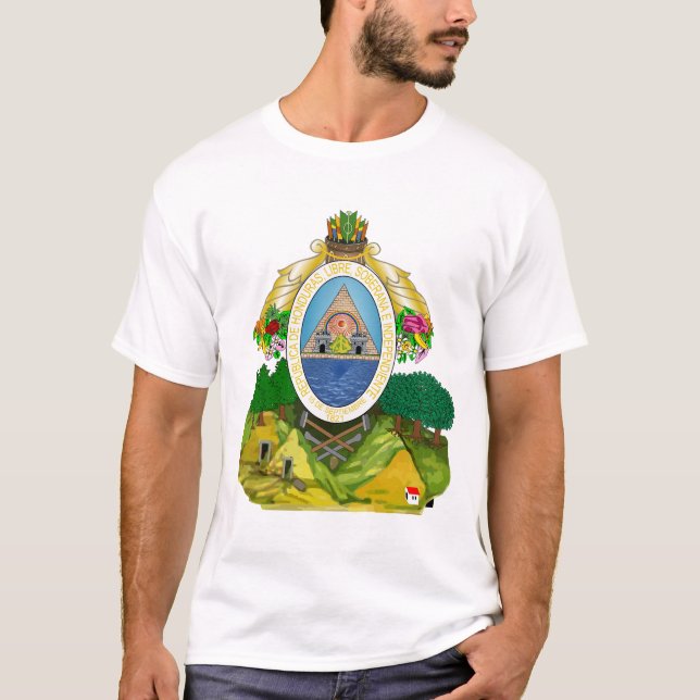 Armoiries du Honduras T-shirt (Devant)