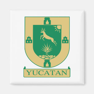 Armoiries du Yucatán - Magnet du Mexique