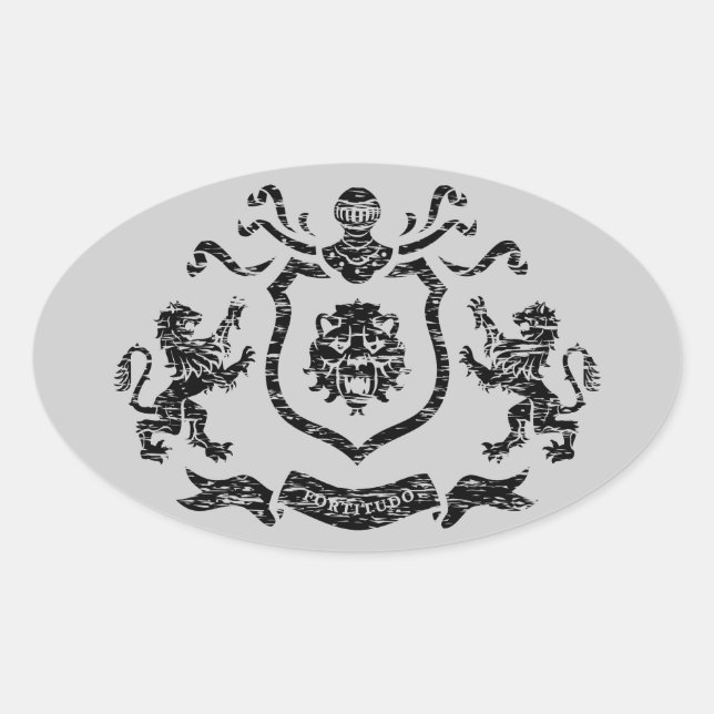 Armoiries médiévales - Sticker (Devant)