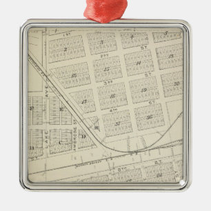 Armona, Tulare County Silbernes Ornament