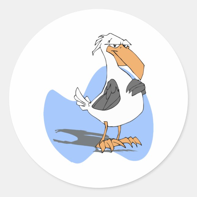 Armondo Albatross Runder Aufkleber (Vorderseite)