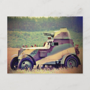 Armored car Ursus wz 34 Postkarte