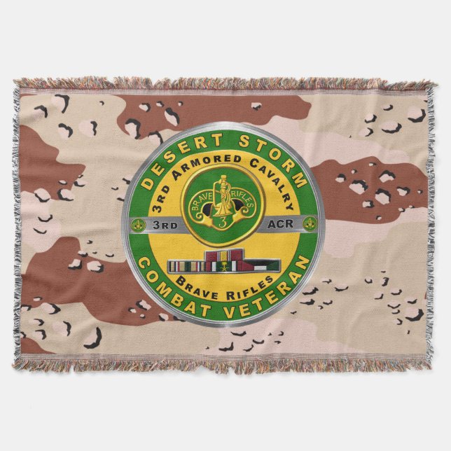 Armored Cavalry Regiment Desert Storm Veteran Decke (Vorderseite)