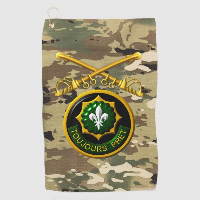 Armored Cavalry Regiment Golfhandtuch (Vorderseite)
