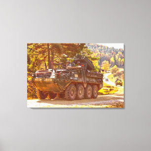 ARMORED PERSONNEL CARRIER - Stryker 24x36 Leinwanddruck