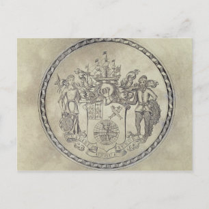 Armorials der South Sea Company Postkarte