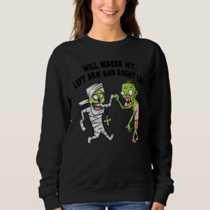 Armringen wird meinen Links Arm und den rechten Be Sweatshirt