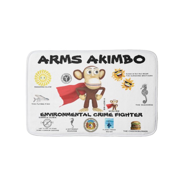 ARMSAKIMBO 2 Kinder Badematte (Vorderseite)