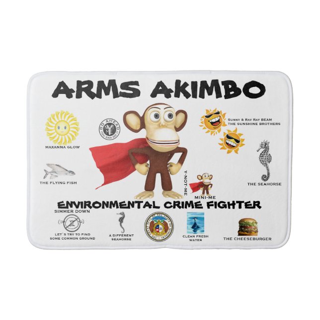 ARMSAKIMBO 2 Kinder Badematte (Vorderseite)