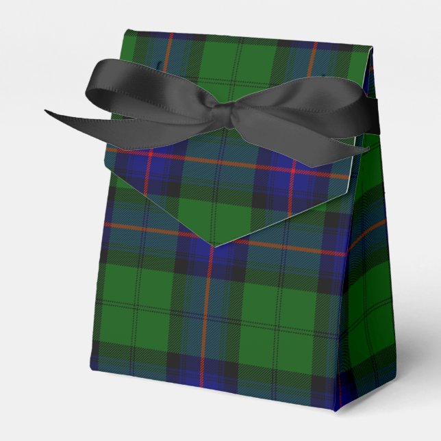 Armstrong Clan Tartan Blau kariert Geschenkschachtel (Vorderseite)