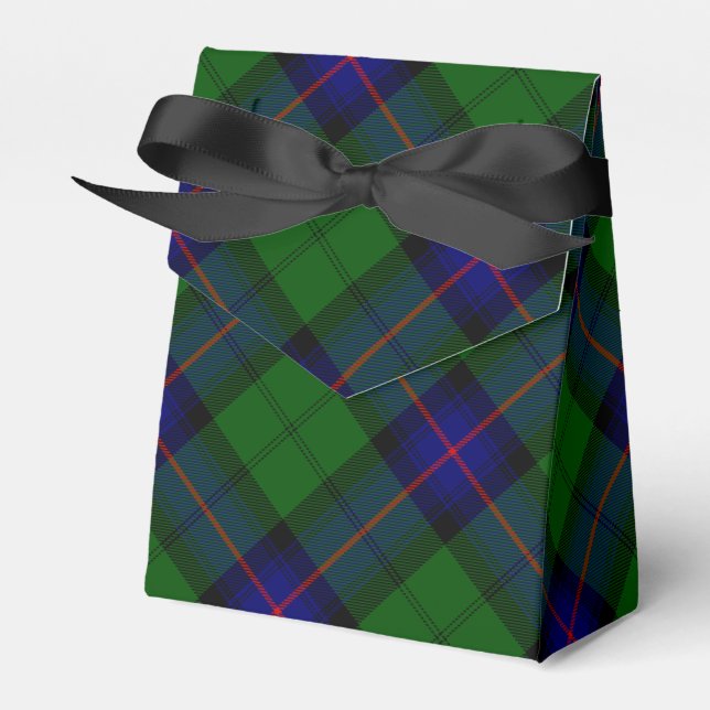 Armstrong Clan Tartan Blau kariert Geschenkschachtel (Vorderseite)