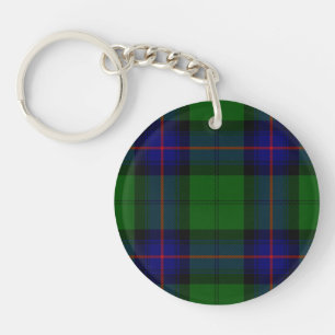 Armstrong Clan Tartan Blau kariert Schlüsselanhänger
