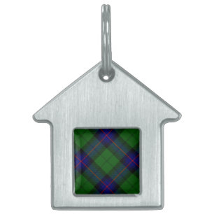 Armstrong Clan Tartan Blau kariert Tiermarke