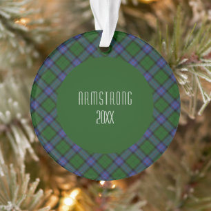 Armstrong Clan Tartan Scottish Kariert Ornament