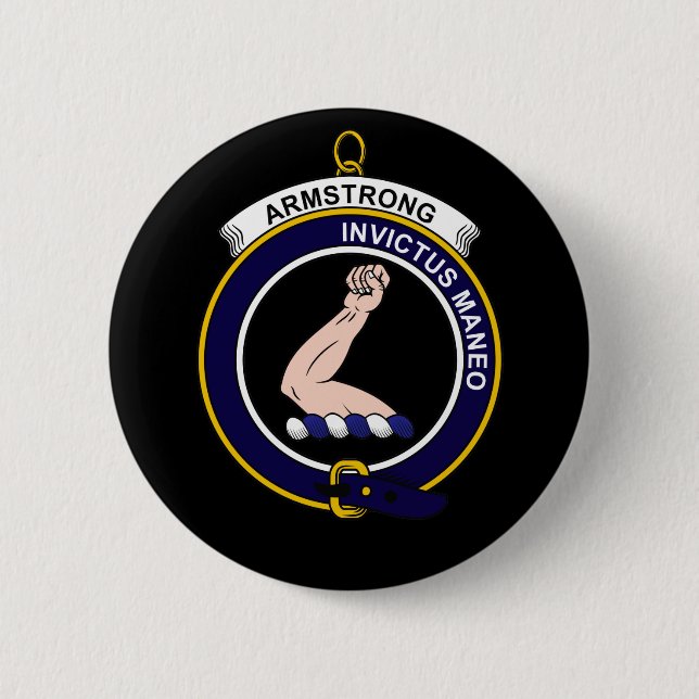 Armstrong - Clan-Wappen Button (Vorderseite)