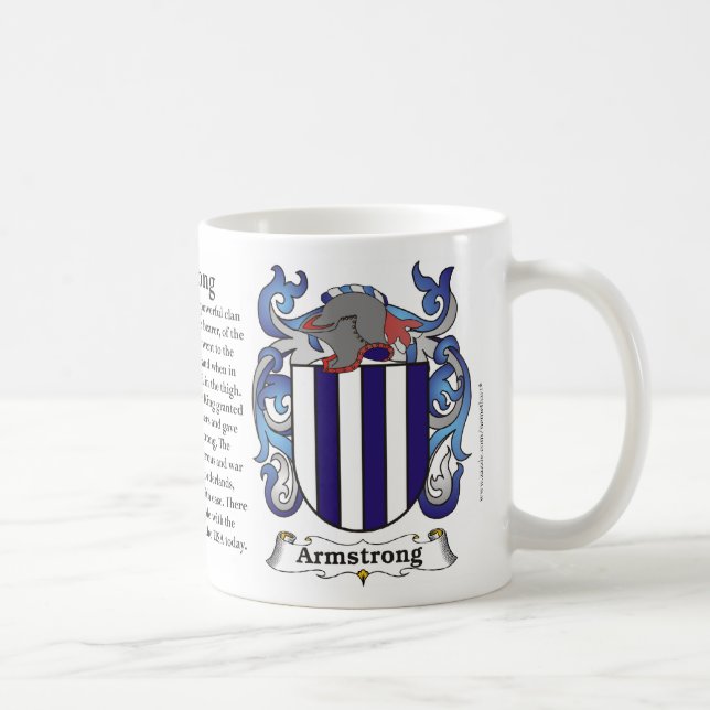 Armstrong-Familien-Wappen Tasse (Rechts)