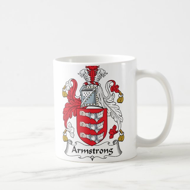 Armstrong-Familienwappen Kaffeetasse (Rechts)