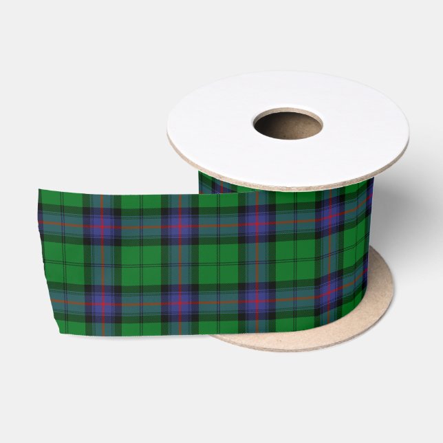 Armstrong-Schottisches Tartanmuster Satinband (Spule)