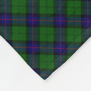 Armstrong Tartan blau und grün kariert Fleecedecke