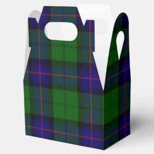 Armstrong Tartan blau und grün kariert Geschenkschachtel