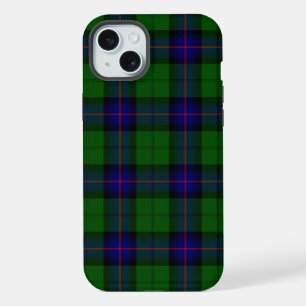 Armstrong Tartan blau und grün kariert iPhone 15 Plus Hülle