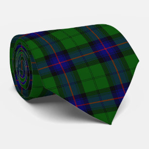 Armstrong Tartan blau und grün kariert Krawatte