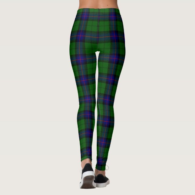 Armstrong Tartan blau und grün kariert Leggings (Rückseite)